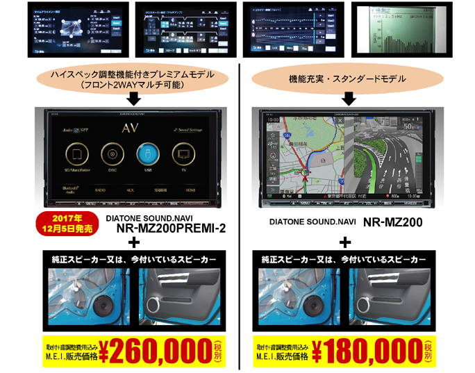 nCXybN@\tv~Afitg2WAY}`\j2017N125@DIATONE SOUND.NAVI NR-MZ200PREMI-2+Xs[J[́AtĂXs[J[@t+pM.E.I.̔i\260,000iŕʁj@@@\[Eްރf@DIATONE SOUND.NAVI NR-MZ200+Xs[J[́AtĂXs[J[@t+pM.E.I.̔i\180,000iŕʁj